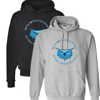 Fierce Owl Round Full Color Logo Hoodie